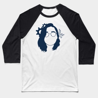 Kiara's Workshop Logo (Dark Blue) Baseball T-Shirt